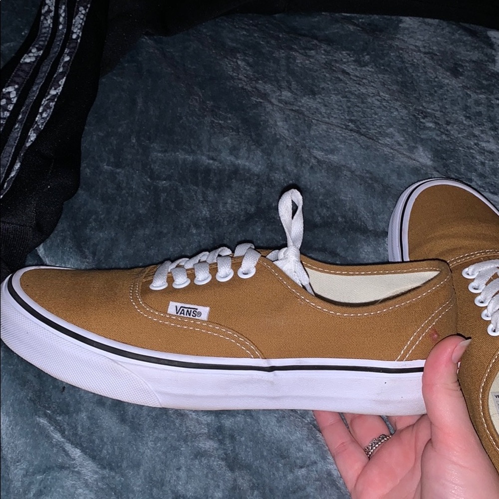 Mustard yellow vans.